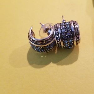 Brighton blue crystal earrings